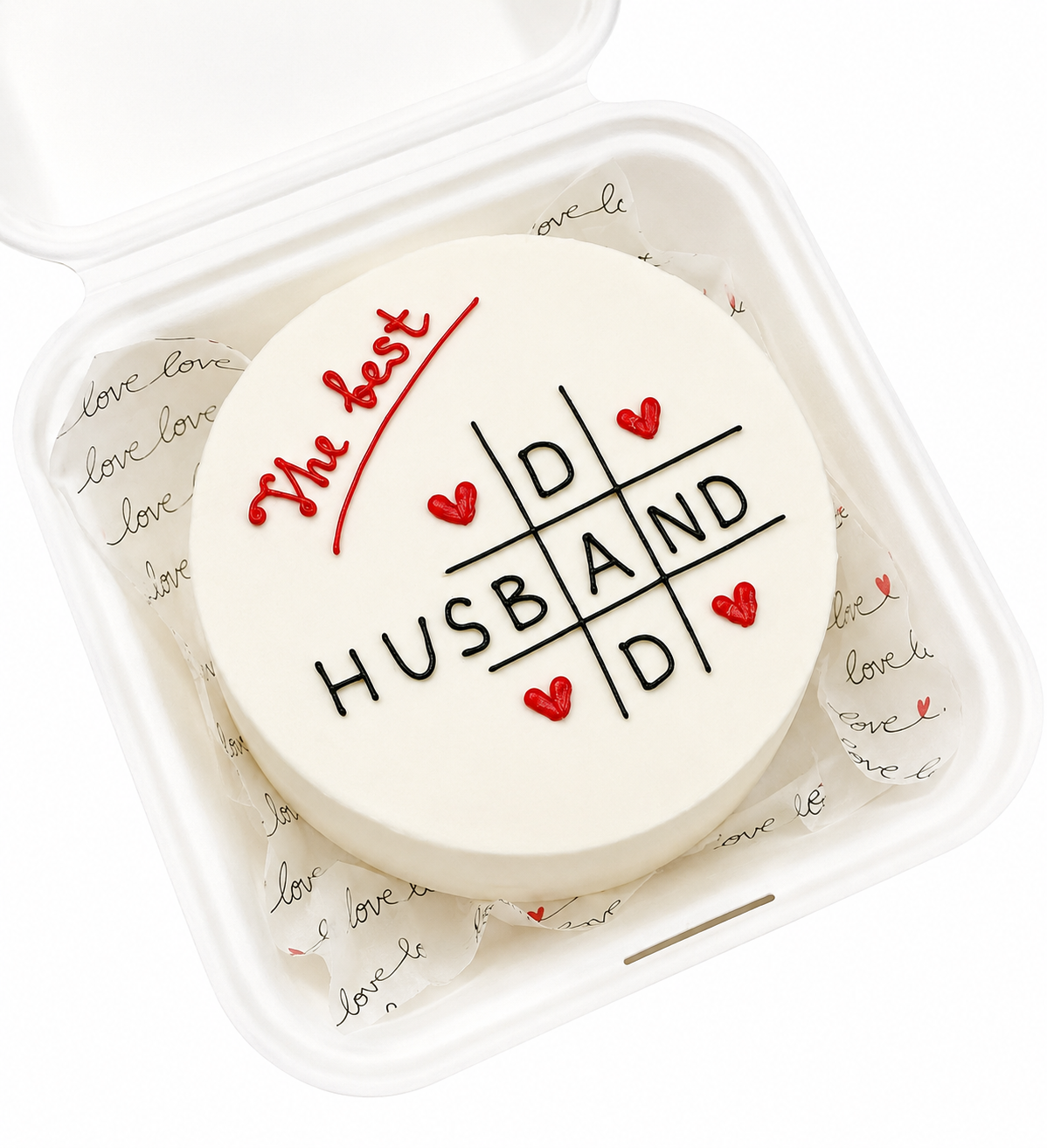 Tic Tac Toe For Him Anniversary Bento Cake