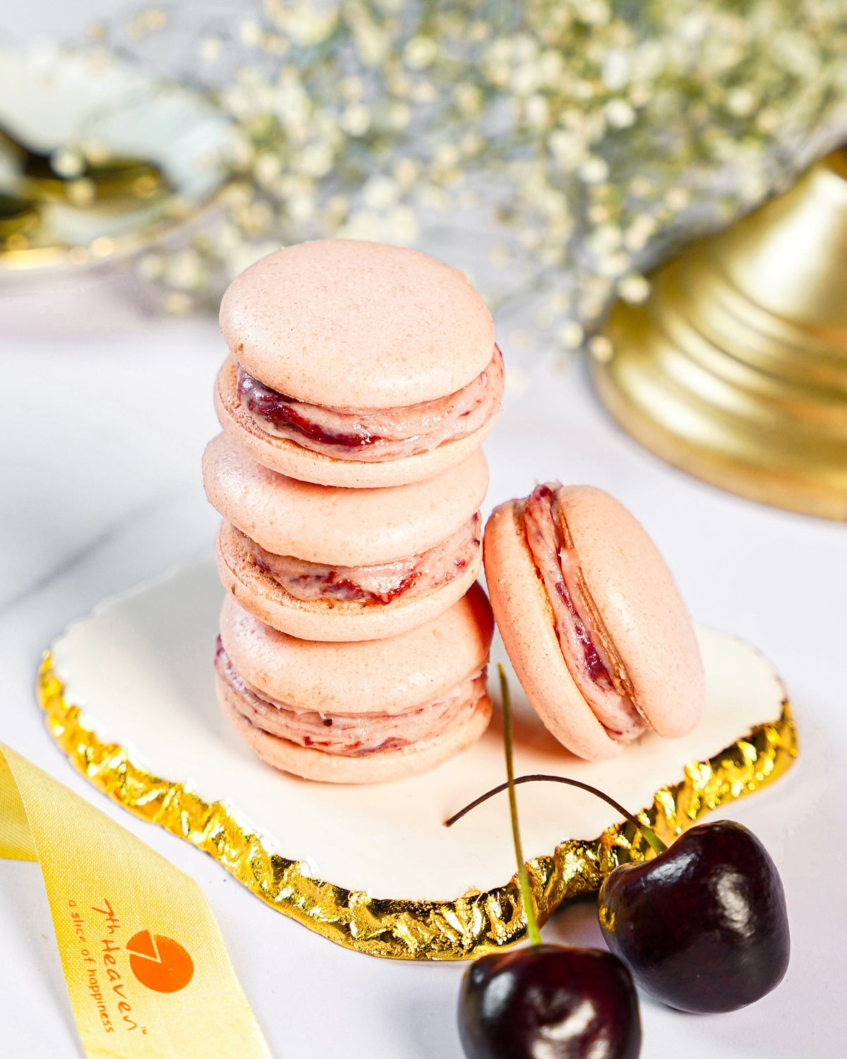 Cherry Macaron
