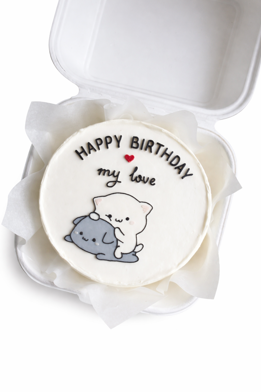 Cute Couple Bento Cake