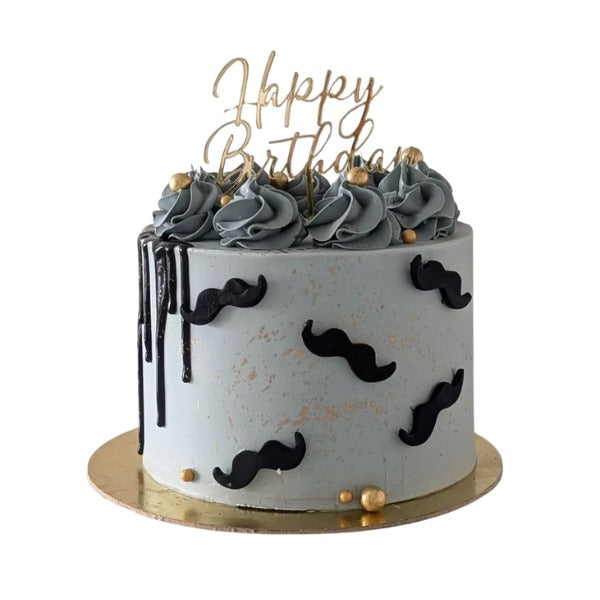 Gentleman’s Moustache Birthday Cake