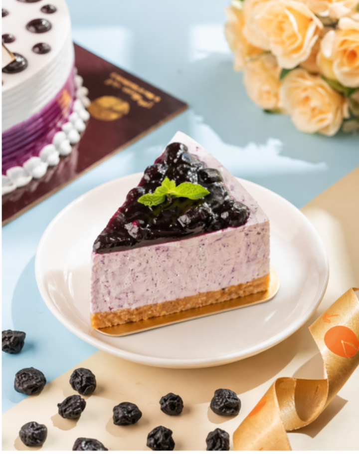 Blueberry Cold Cheesecake