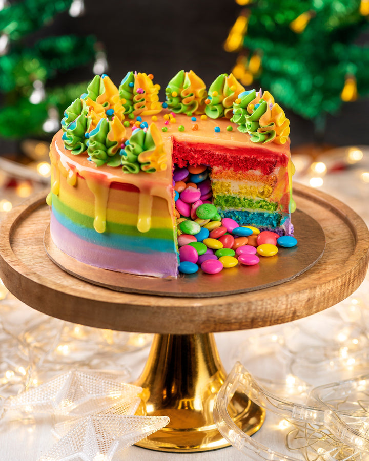 Rainbow Surprise Cake